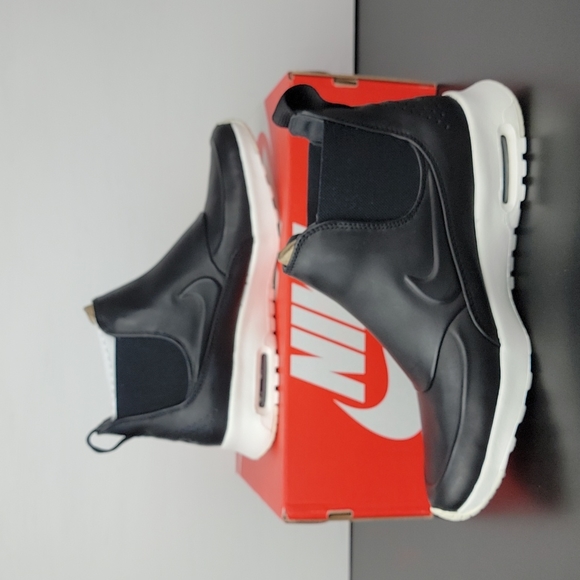 Nike Air Max Thea Mid Black Cream Women's Shoes Boots - Picture 2 of 6
